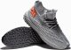 Ombre Lekkie buty męskie sneakersy sznurowane - szare V1 OM-FOKS-0141 43 6
