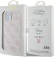 Guess Guess GUHCP15MG4GFPI iPhone 15 Plus / 14 Plus 6.7" różowy/pink hard case 4G Metal Gold Logo 19