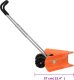 vidaXL vidaXL Pług łamany z wydłużaną rączką, pomarańczowy, stal 8