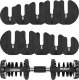 Rebel ‎Hantel RBA-2303 żeliwny 1 x 24 kg 5