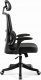 Krzesło biurowe Inne Fotel biurowy obrotowy Hell's Chair HC-1011 Czarny tkanina 12