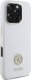 Guess Guess GUHCP16XM4DGPH iPhone 16 Pro Max    6.9" biały/white hardcase Silicone Logo Strass 4G 4