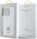 Guess Guess GUHCP16XM4DGPH iPhone 16 Pro Max    6.9" biały/white hardcase Silicone Logo Strass 4G 8