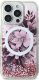 Guess Guess GUHMP16XLFMWTP iPhone 16 Pro Max    6.9" różowy/pink hardcase Liquid Glitter Flower MagSafe 3