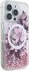 Guess Guess GUHMP16XLFMWTP iPhone 16 Pro Max    6.9" różowy/pink hardcase Liquid Glitter Flower MagSafe 4