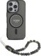 Guess Guess GUHMP16XHGCRELSK iPhone 16 Pro Max  6.9" czarny/czarny hardcase IML Glitter With Pearl Strap MagSafe 2