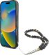 Guess Guess GUHMP16XHGCRELSK iPhone 16 Pro Max  6.9" czarny/czarny hardcase IML Glitter With Pearl Strap MagSafe 4