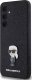 Karl Lagerfeld Karl Lagerfeld KLHCSA55GKNPSK A55 A556 czarny/black hardcase Fixed Glitter Ikonik Logo Metal Pin 1