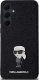 Karl Lagerfeld Karl Lagerfeld KLHCSA55GKNPSK A55 A556 czarny/black hardcase Fixed Glitter Ikonik Logo Metal Pin 2