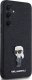 Karl Lagerfeld Karl Lagerfeld KLHCSA55GKNPSK A55 A556 czarny/black hardcase Fixed Glitter Ikonik Logo Metal Pin 3