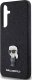 Karl Lagerfeld Karl Lagerfeld KLHCSA55GKNPSK A55 A556 czarny/black hardcase Fixed Glitter Ikonik Logo Metal Pin 5