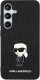 Karl Lagerfeld Karl Lagerfeld KLHCSA55GKNPSK A55 A556 czarny/black hardcase Fixed Glitter Ikonik Logo Metal Pin 7