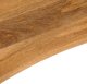 vidaXL Blat biurka, z wycięciem, 100x80x2,5 cm, surowe drewno mango 7