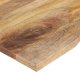 vidaXL Blat biurka, z wycięciem, 120x50x2,5 cm, surowe drewno mango 6