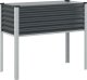 vidaXL Donica ogrodowa, antracytowa, 100x41x90 cm, stal 2