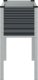 vidaXL Donica ogrodowa, antracytowa, 100x41x90 cm, stal 5