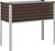 vidaXL Donica ogrodowa, brązowa, 100x41x90 cm, stal 6