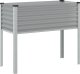 vidaXL Donica ogrodowa, szara, 100x41x90 cm, stal 2