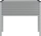 vidaXL Donica ogrodowa, szara, 100x41x90 cm, stal 4