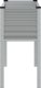vidaXL Donica ogrodowa, szara, 100x41x90 cm, stal 5