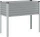 vidaXL Donica ogrodowa, szara, 100x41x90 cm, stal 6