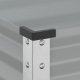 vidaXL Donica ogrodowa, szara, 100x41x90 cm, stal 7