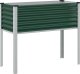 vidaXL Donica ogrodowa, zielona, 100x41x90 cm, stal 2
