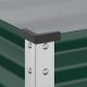 vidaXL Donica ogrodowa, zielona, 100x41x90 cm, stal 7