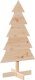 vidaXL Drewniana choinka do udekorowania, 100 cm, lite drewno sosnowe 1