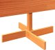 vidaXL Drewniana choinka do udekorowania, woskowy brąz, 150 cm, sosna 5