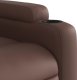 vidaXL Fotel rozkładany, brązowy, sztuczna skóra 8