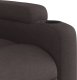 vidaXL Fotel rozkładany, ciemnobrązowy, obity tkaniną 8