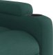 vidaXL Fotel rozkładany, ciemnozielony, tapicerowany tkaniną 8