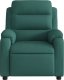vidaXL Fotel rozkładany, ciemnozielony, tapicerowany tkaniną 6