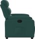 vidaXL Fotel rozkładany, ciemnozielony, tapicerowany tkaniną 7