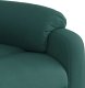 vidaXL Fotel rozkładany, ciemnozielony, tapicerowany tkaniną 8