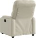 vidaXL Fotel rozkładany, kremowy, sztuczna skóra 3
