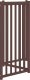 vidaXL Składana bramka dla psa, 3 panele, brązowy dąb, 150 cm, drewno 5
