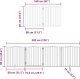 vidaXL Składana bramka dla psa, z drzwiami, 12 paneli, czarna, 960 cm 10