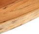 vidaXL Półka ścienna, 120x30x2,5cm, drewno akacjowe, naturalna krawędź 6