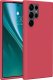Etteri Nakładka Etteri Silicone Case do Samsung Galaxy S22 Ultra malinowa 1