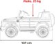 Triton Mercedes AMG G63 dla dzieci Biały + Pilot + MP3 LED + Wolny Start + EVA + Pasy 17