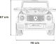 Triton Mercedes AMG G63 dla dzieci Biały + Pilot + MP3 LED + Wolny Start + EVA + Pasy 18