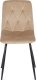 Mebel Elite Krzesło Tapicerowane do Salonu ROBIN Beżowe Welurowe Nowoczesne Loft 7
