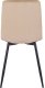 Mebel Elite Krzesło Tapicerowane do Salonu ROBIN Beżowe Welurowe Nowoczesne Loft 9