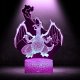 Lampka biurkowa Creative Lampka Nocna Biurkowa Dla Dzieci Charizard Pokemon Go Podświetlany + Pilot 2