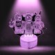 Lampka biurkowa Creative Lampka Nocna Biurkowa Dla Dzieci Fnaf Five Nights At Freddy's Led + Pilot 6