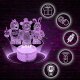 Lampka biurkowa Creative Lampka Nocna Biurkowa Dla Dzieci Fnaf Five Nights At Freddy's Led + Pilot 7