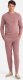 Ombre Dresowy komplet męski bawełniany BASIC bluza nierozpinana + joggery  ciemnoróżowy V4 Z84 XXL 1
