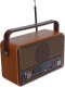 Głośnik Hykker Radio RETRO z Bluetooth, USB i czytnikiem kart 1